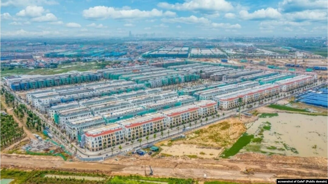 Một dự án của tập đoàn Vingroup ở Hà Nội.