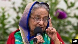 বাংলাদেশের প্রধানমন্ত্রী শেখ হাসিনা। (ফাইল ছবি) 