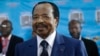 FILE - Cameroon President Paul Biya during presidential elections in Yaounde, Cameroon, Oct. 7, 2018. Biya has won all elections since Cameroon's 1990 return of multi-party politics. 