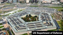 An aerial photo of the Pentagon