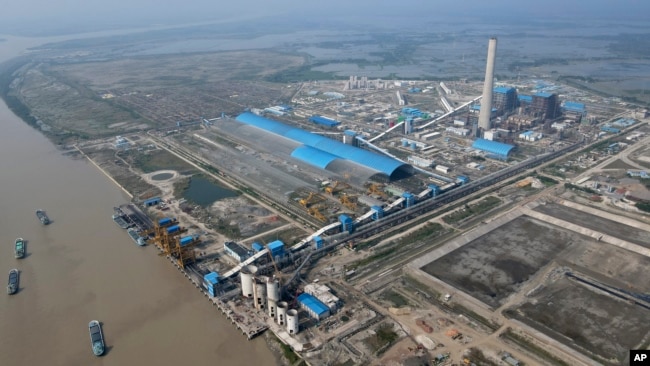 The Maitree Super Thermal Power Project stands near the Sundarbans, the world’s largest mangrove forest, in Rampal, Bangladesh, Wednesday, Oct. 19, 2022. (AP/Al-emrun Garjon)