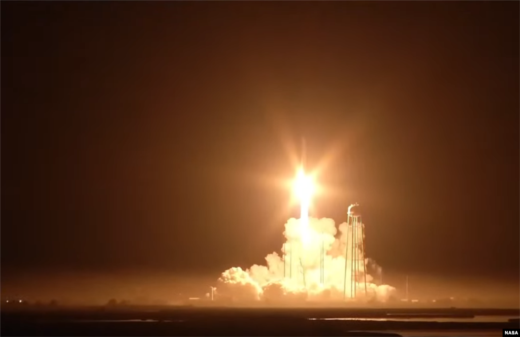 A Northrop Grumman Antares rocket, with the company&rsquo;s Cygnus spacecraft aboard, launched at 5:32 a.m. EST, Monday, Nov. 7, 2022, from the Mid Atlantic Regional Spaceport&rsquo;s Pad-0A, at NASA&rsquo;s Wallops Flight Facility in Virginia.&nbsp;