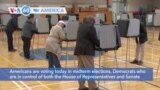 VOA60 America - Americans vote today in midterm elections