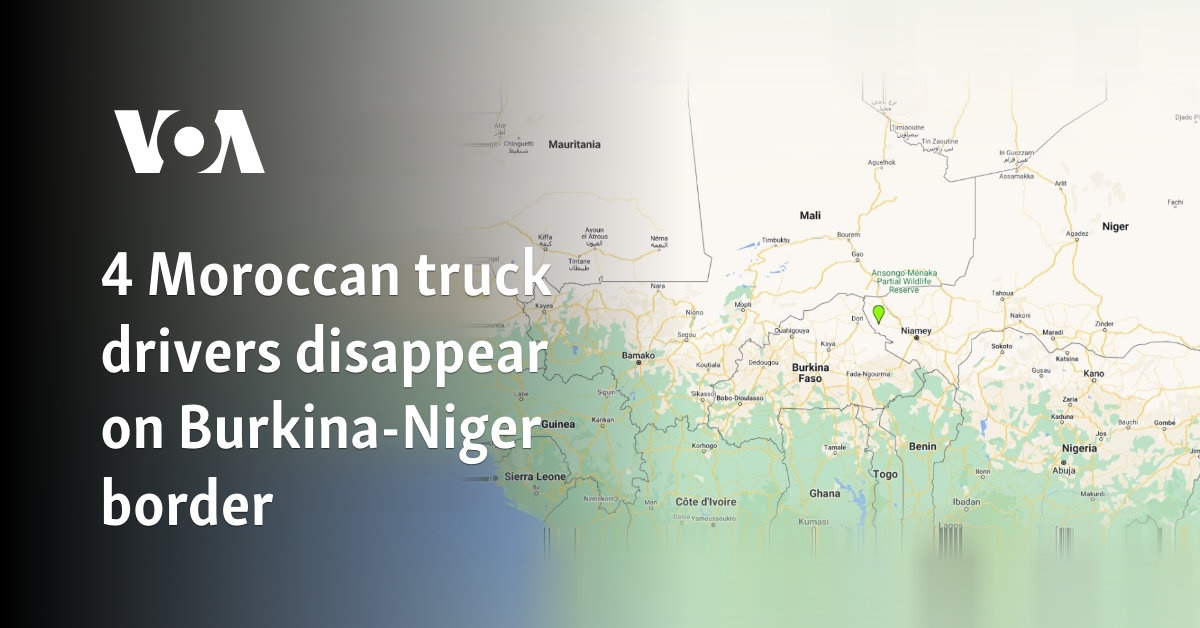 4 Moroccan truck drivers disappear on Burkina-Niger border