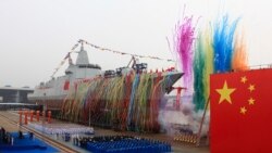 中國海軍055型大驅試射神秘新型導彈 罕見秀肌肉意在迫使美艦遠離台灣