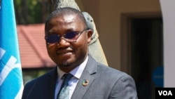 Tajudeen Oyewale, UNICEF representative in Zimbabwe, seen here on April 25, 2022, in Harare, praised the government for adapting well to the COVID-19 pandemic, and getting tens of thousands of children into remote learning programs. (Columbus Mavhinga/VOA)