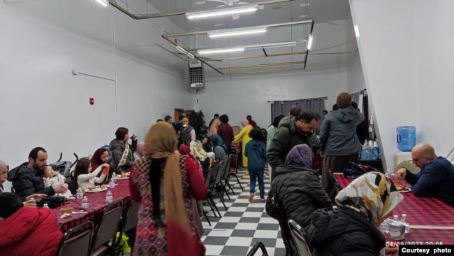 Acara buka puasa bersama di masjid komunitas Ithaca, Al-Huda Islamic Center (dok: Ilham Nugraha)