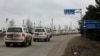 Đoàn xe của OSCE ở miền đông Ukraine.