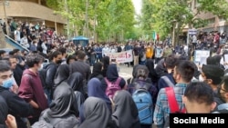 تجمع اعتراضی دانشجویان علم و صنعت ایران، ۴ اردیبهشت ۱۴۰۱