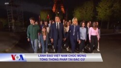 Lãnh đạo Việt Nam chúc mừng Tổng thống Pháp tái đắc cử 