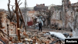 Ruševine u Marijupolju, 22. april 2022.