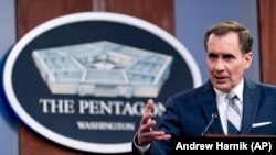 Пресс-секретарь министерства обороны США Джон Кирби (архивное фото AP Photo/Andrew Harnik)
