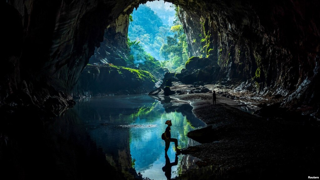 Nguyen Ngoc Anh, 36, who was an illegal logger turned forest protector poses at Phong Nha National Park, Quang Binh province, April 8, 2022. (REUTERS/Hoang Trung)