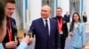 Президент Росії Путін зустрічається з російськими спортсменами в Кремлі, Москва, 26 квітня 2022 року