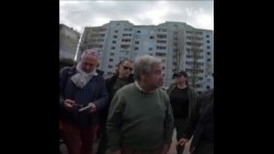 古特雷斯视察乌克兰战争废墟