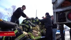 Lính cứu hoả New York góp đồ bảo hộ gửi Ukraine