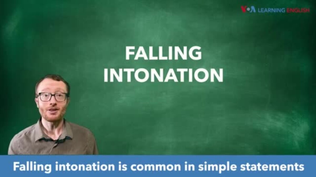 How to Pronounce Falling Intonation