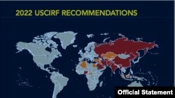 2022 USCIRF Religious Freedom Recommendations (USCIRF/April 26, 2022)
