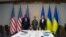 AQSh davlat kotibi va mudofaa vaziri Ukraina prezidenti qabulida. Kiyev, 24-aprel, 2022. 