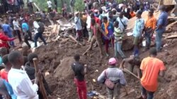 Solidarité après un glissement de terrain mortel à Bukavu