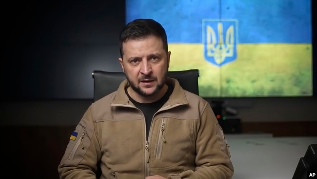 Tổng thống Ukraine Volodymyr Zelenskyy. 