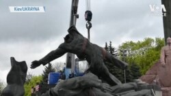 Ukrayna-Rusya Dostluk Anıtı Yıkıldı 