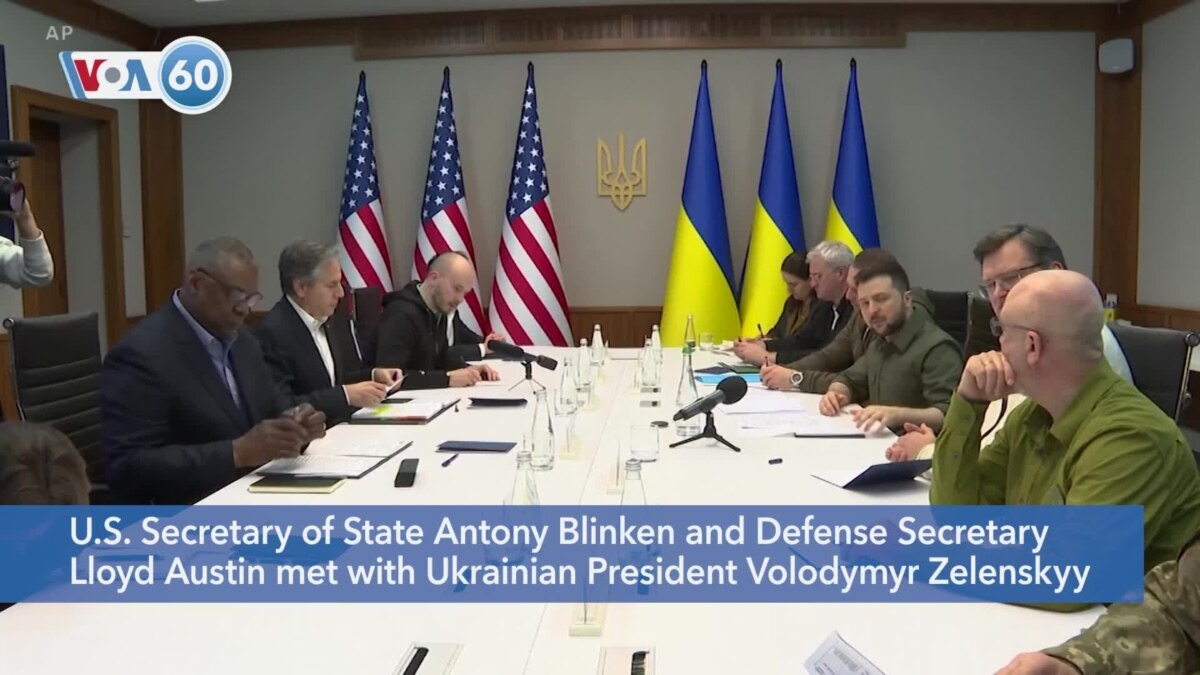 VOA60 America US Diplomats Begin To Return To Ukraine