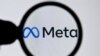Logo dari induk perusahaan Facebook, Meta, terlihat pada sebuah layar laptop di Moskow, pada 28 Oktober 2021. (Foto: AFP/Kirill Kudryavtsev)