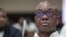 Idris Diallo lors de l'assemblée générale de la Fédération ivoirienne de football (FIF) à la Fondation Felix Houphouet Boigny pour la paix à Yamoussoukro, le 23 avril 2022. 