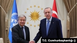 BM Genel Sekreteri Guterres ve Cumhurbaşkanı Erdoğan