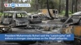 VOA60 Africa - More than 100 people killed in a blast at an illegal oil refinery depot in Nigeria