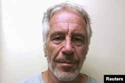 FILE PHOTO: U.S. financier Jeffrey Epstein appears in a photograph taken for the New York State Division of Criminal Justice Services' sex offender registry March 28, 2017 and obtained by Reuters July 10, 2019.