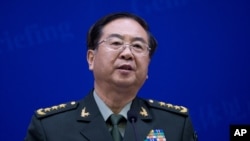 팡펑후이 중국 군 총참모장. (자료사진)
