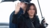 Vice President Kamala Harris arrives to board Air Force Two, March 9, 2022, at Andrews Air Force Base, Md. 