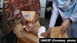 یونیسف وایي چې په افغانستان څه باندې ۳.۵ میلیون ماشومان په خوارځواکۍ اخته دي