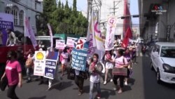 Հարյուրավոր ցուցարարներ երթով դուրս են եկել Մանիլայի փողոցներ՝ նշելու Կանանց միջազգային օրը