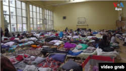 Para pengungsi Ukraina ditampung di Polandia, dalam salah satu krisis pengungsi terbesar di Eropa. 