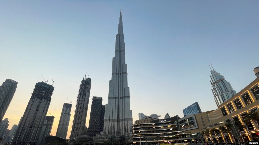 FILE - General view of the Burj Khalifa and the downtown skyline in Dubai, United Arab Emirates, September 30, 2021. (REUTERS/Mohammed Salem//File Photo)