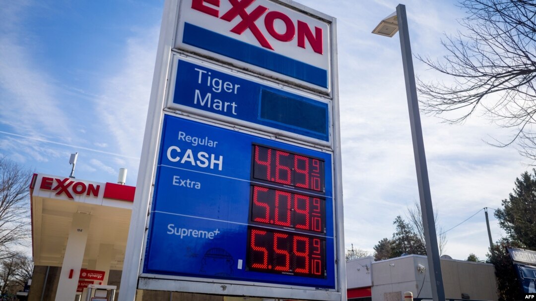 Cijena goriva na benzinskoj pumpi u Washingtonu, 8. mart 2022.