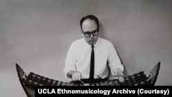 Prof. David Morton plays the Ranat Ek, and he purchased the original instruments for UCLA.