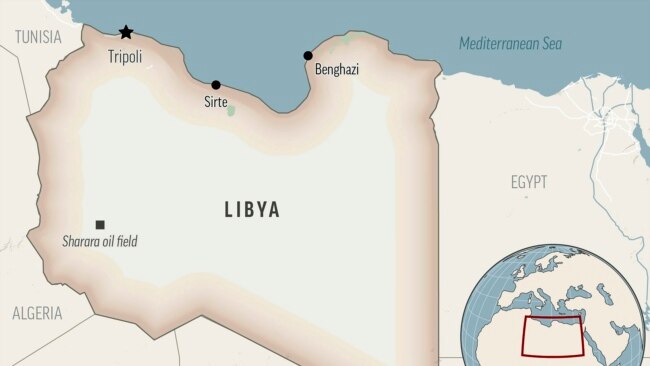 Coast guard forces in eastern Libya says, Dec. 30, 2022, they intercepted a vessel carrying at least 700 migrants off the Mediterranean town of Moura, 90 kilometers (56 miles) west of the eastern city of Benghazi.
