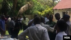 Zimbabweans attending a peace-making initiative in Bulawayo