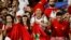 Moroccan fans at Khalifa International Stadium in Qatar, watching the third place match between against Croatia at the 2022 FIFA World Cup