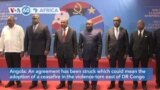 VOA60 Africa - Angola: 'Cessation of hostilities' in DR Congo possible as soon as late Friday