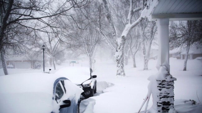 FILE - A winter storm covered western New York in snow, Dec. 24, 2022.