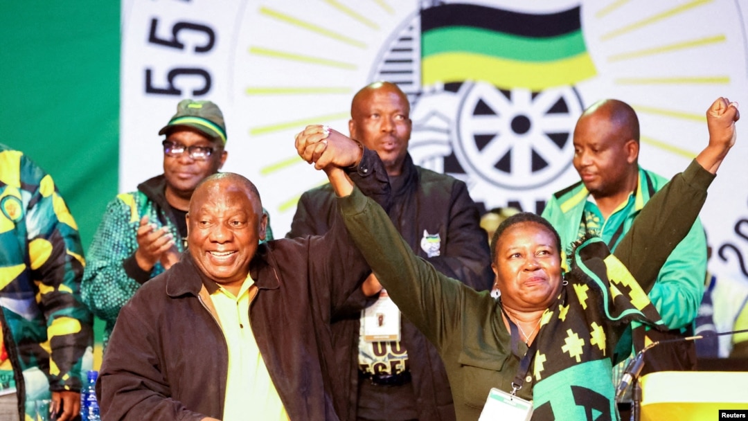 Ramaphosa Re-elected As ANC Leader