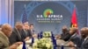Reunião bilateral entre o Presidente João Lourenço, de Angola, e o Secretário de Estado Antony Blinken, e o Secretário de Defesa Lloyd Austin, na Cimeira EUA-África 2022. Washington DC, 13 de Dezembro.