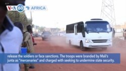 VOA60 Africa - Mali: Trial resumes for 46 Ivorian troops in Bamako