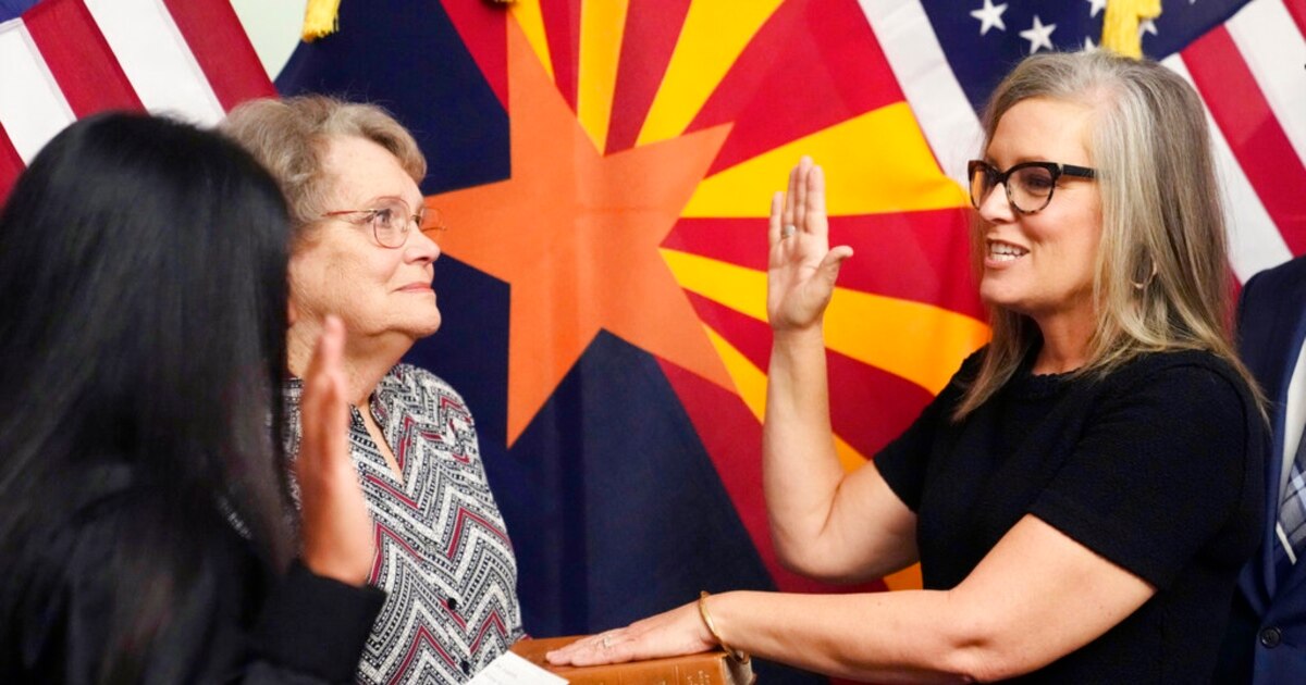 Democrat Katie Hobbs Takes Office as Arizona Governor