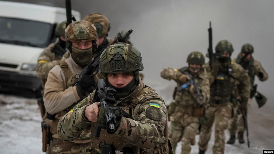 Ukraine Stages War Games Near Belarus Amid Talk of Russian Assault
